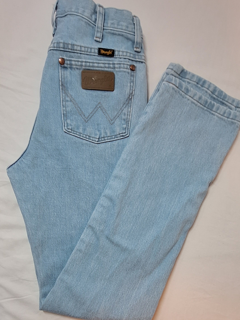 Wrangler 936GBH Cowboy Cut Slim Fit Jeans Light Wash 29x34 EXCELLENT